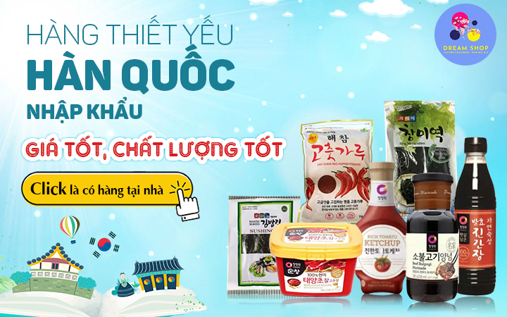 Hàng thiết yếu Hàn Quốc
